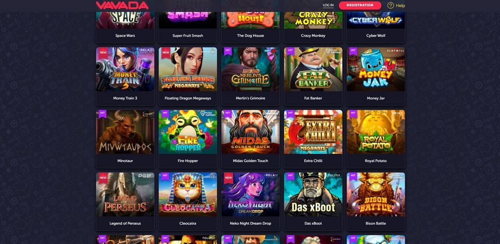 Сайт казино Vavada - Регистрация и вход на официальный сайт
